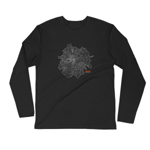 Mount Hood Fitted Crew Long Sleeve Shirt