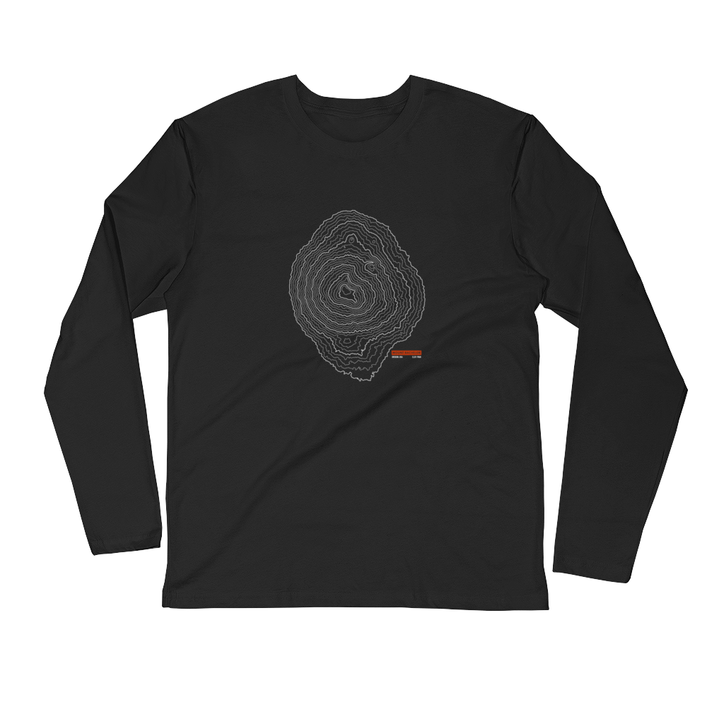 Mount Bachelor - Long Sleeve Fitted Crew
