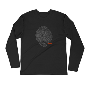 Mount Bachelor Fitted Crew Long Sleeve Shirt