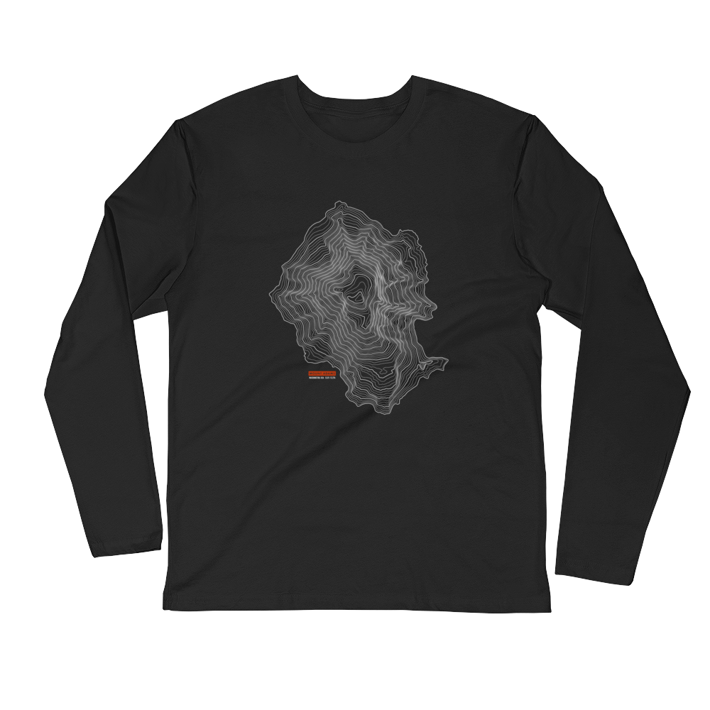 Mount Adams Fitted Crew Long Sleeve Shirt