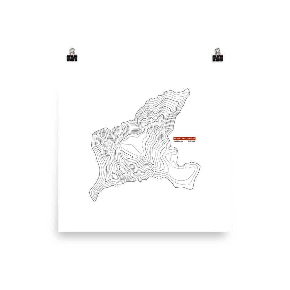 Mount Williamson Print