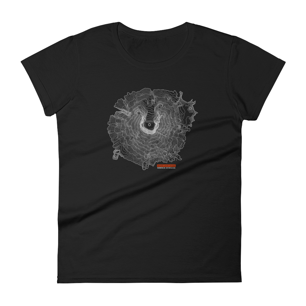 Mount Saint Helens Fitted Short Sleeve Tee