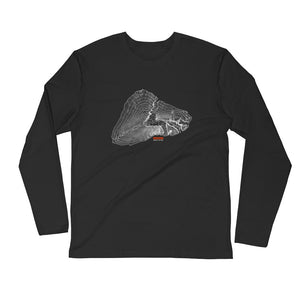 Haleakala Fitted Crew Long Sleeve Shirt