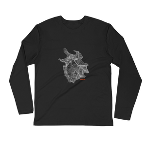 Mount Shuksan Fitted Crew Long Sleeve Shirt