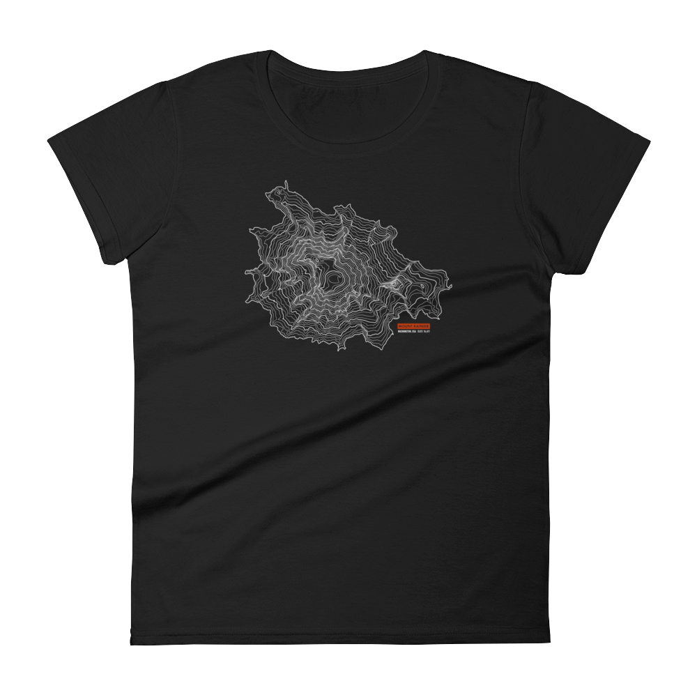 Mount Rainier Fitted Short Sleeve Tee