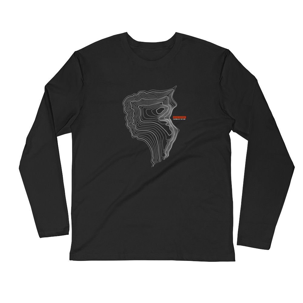 Mount Whitney Fitted Crew Long Sleeve Shirt