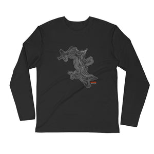 Mount Baldy Long Sleeve Fitted Crew Shirt