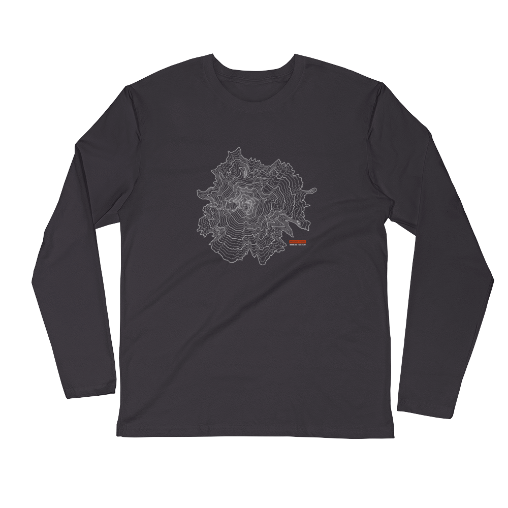 Mount Hood - Long Sleeve Fitted Crew
