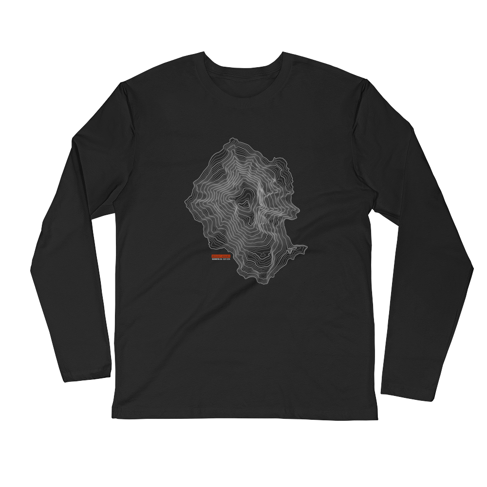 Mount Adams - Long Sleeve Fitted Crew