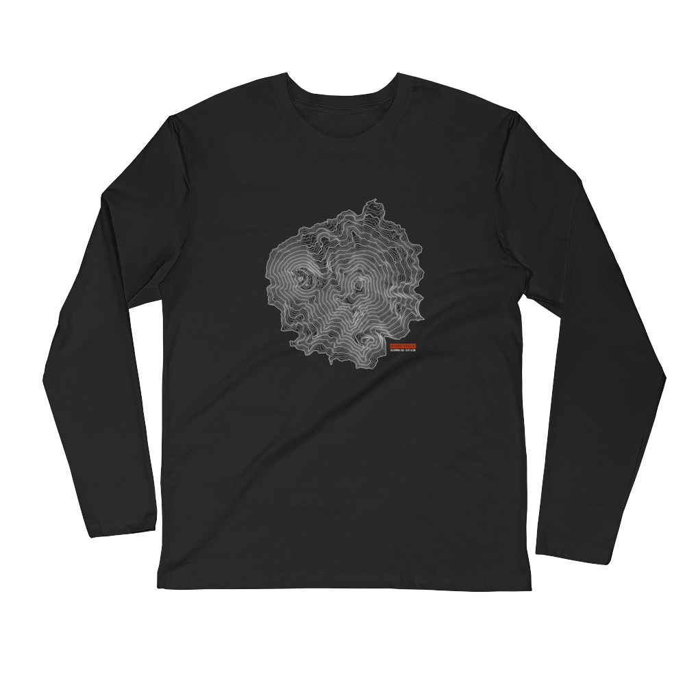 Mount Shasta - Long Sleeve Fitted Crew