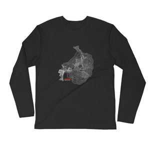 Mount Baker Long Sleeve Fitted Crew Shirt