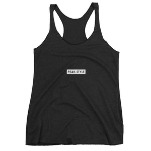 Peak.Style Logo Racerback Tank Top